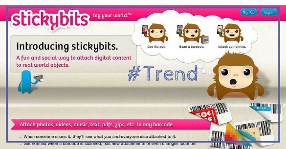 Avec Stickybits, vos produits deviennent interactifs!